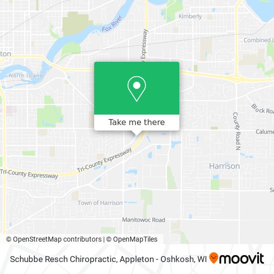 Mapa de Schubbe Resch Chiropractic
