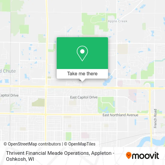 Thrivent Financial Meade Operations map