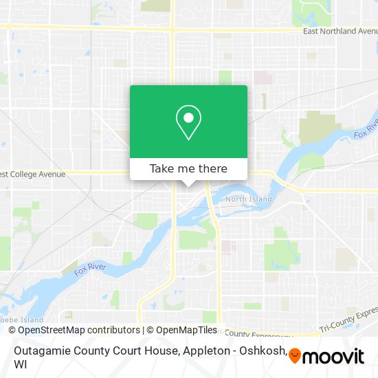 Mapa de Outagamie County Court House