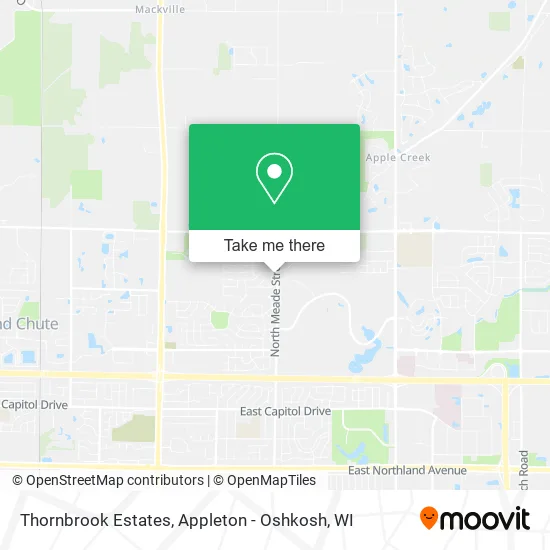 Mapa de Thornbrook Estates