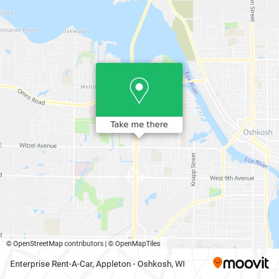 Enterprise Rent-A-Car map