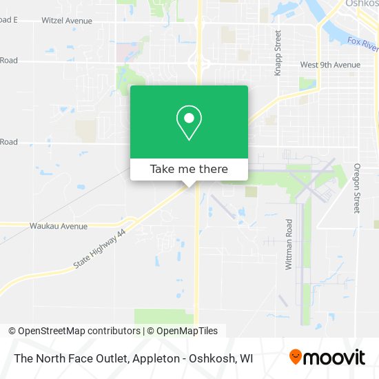 The North Face Outlet map