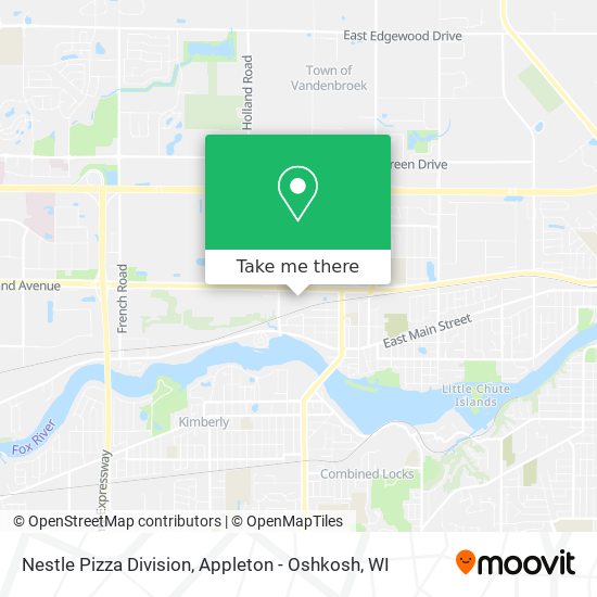 Nestle Pizza Division map
