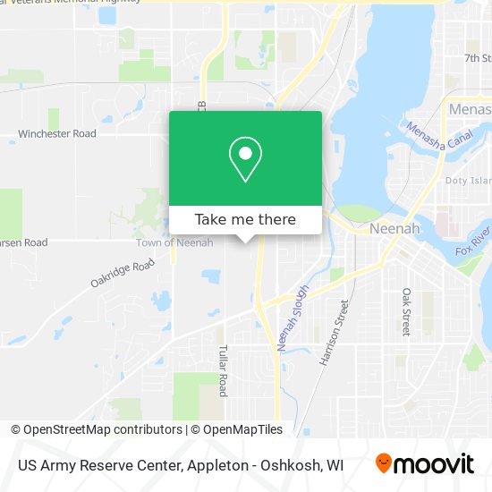 Mapa de US Army Reserve Center