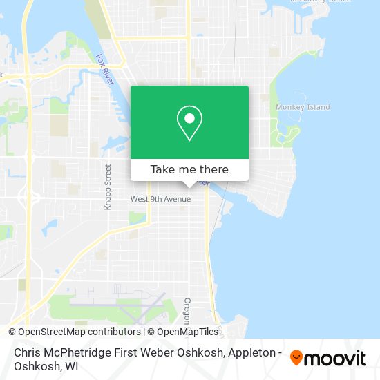 Chris McPhetridge First Weber Oshkosh map