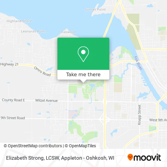 Elizabeth Strong, LCSW map