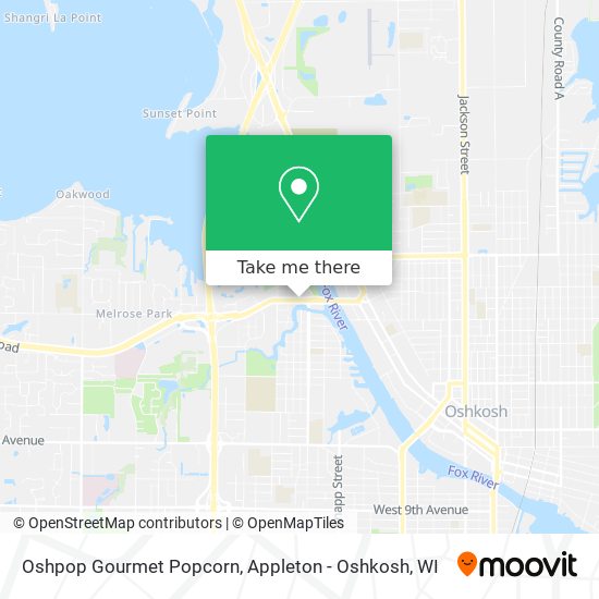 Oshpop Gourmet Popcorn map