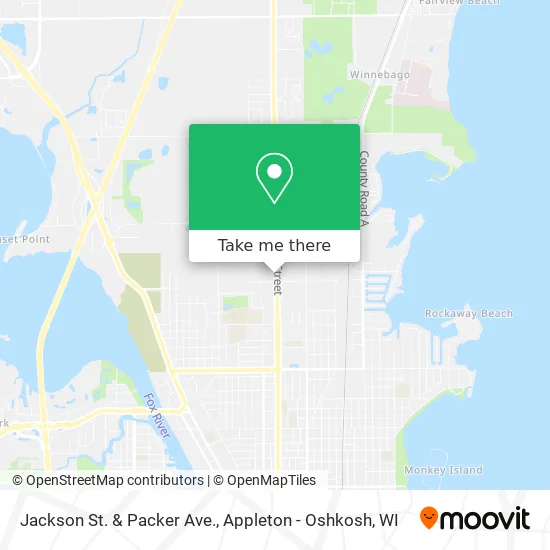 Jackson St. & Packer Ave. map
