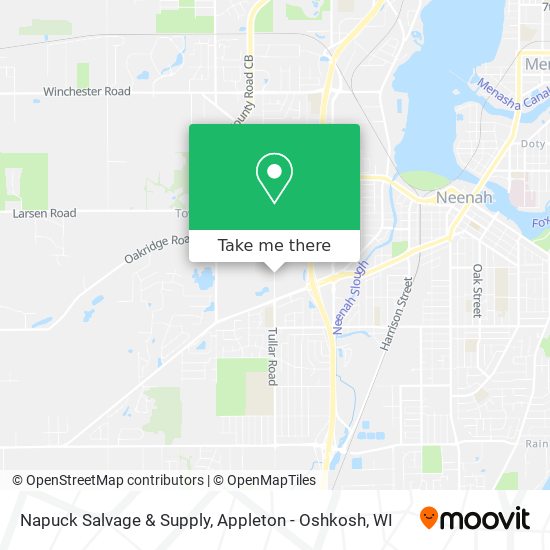 Napuck Salvage & Supply map