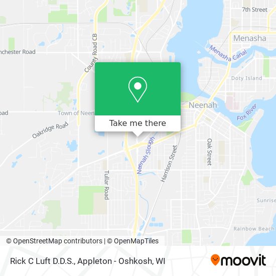 Rick C Luft D.D.S. map