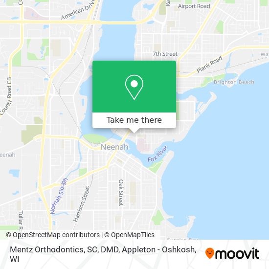 Mentz Orthodontics, SC, DMD map