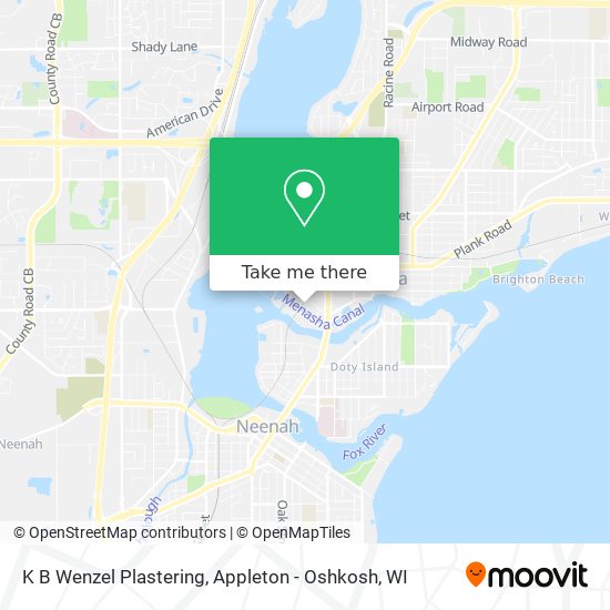 Mapa de K B Wenzel Plastering