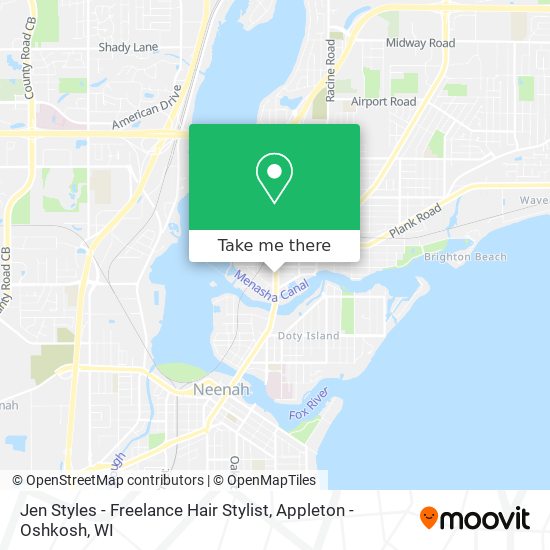 Mapa de Jen Styles - Freelance Hair Stylist