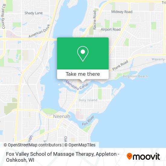 Fox Valley School of Massage Therapy map