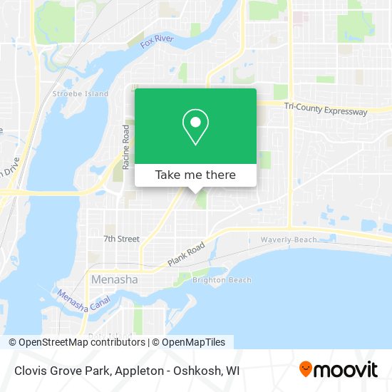 Mapa de Clovis Grove Park