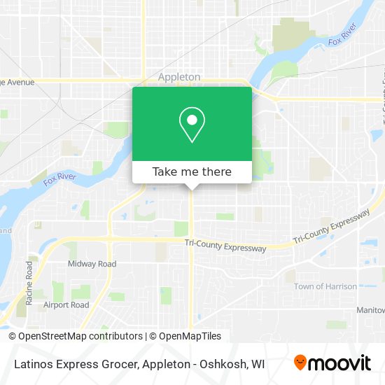 Mapa de Latinos Express Grocer