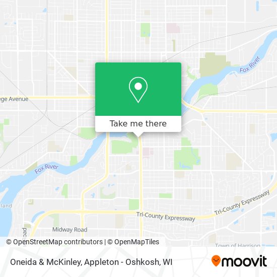 Oneida & McKinley map