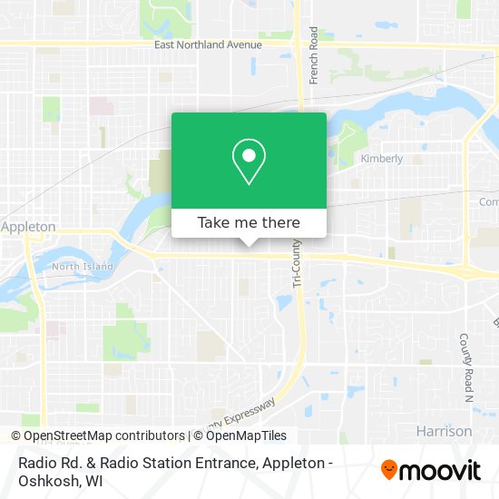 Radio Rd. & Radio Station Entrance map