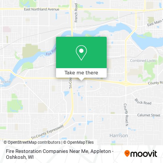 Mapa de Fire Restoration Companies Near Me