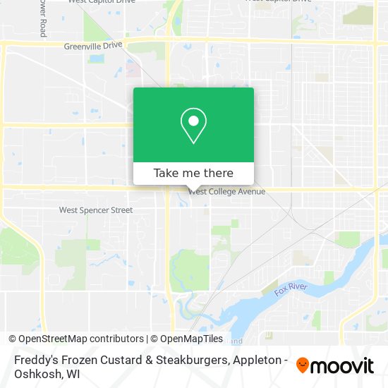 Freddy's Frozen Custard & Steakburgers map