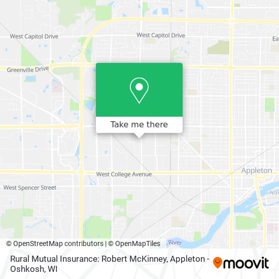 Rural Mutual Insurance: Robert McKinney map