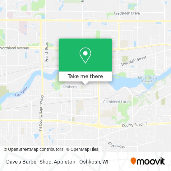 Mapa de Dave's Barber Shop