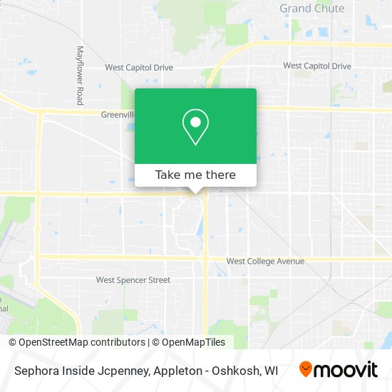 Sephora Inside Jcpenney map