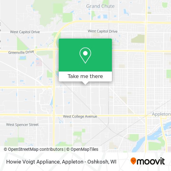 Howie Voigt Appliance map