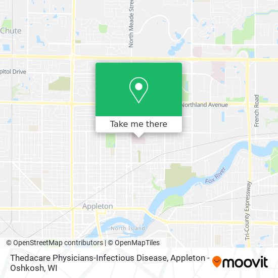 Thedacare Physicians-Infectious Disease map