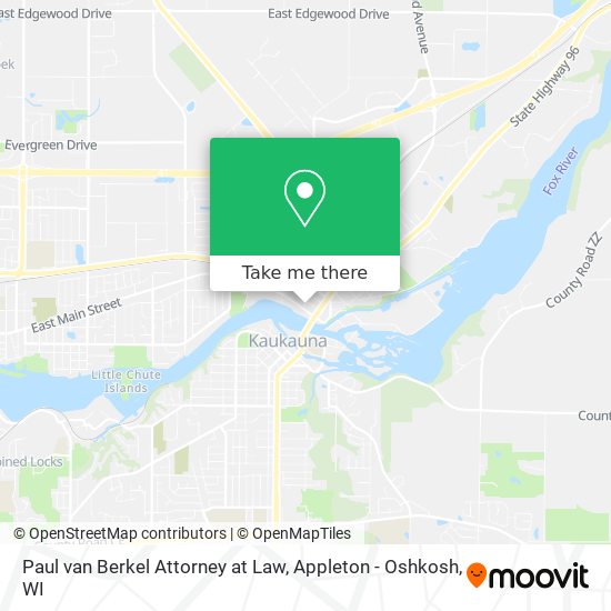 Paul van Berkel Attorney at Law map
