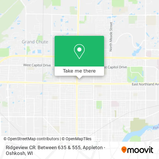 Ridgeview CR. Between 635 & 555 map