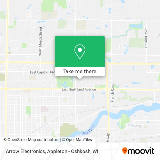 Mapa de Arrow Electronics