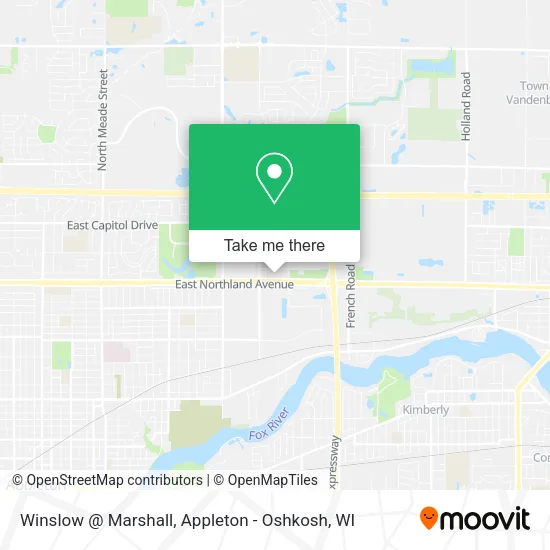 Winslow @ Marshall map