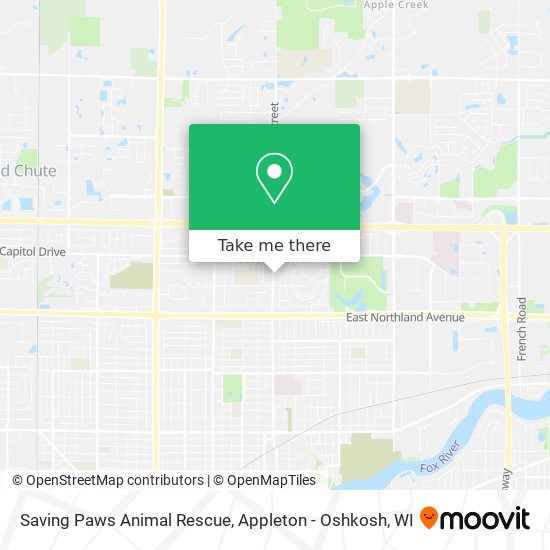 Mapa de Saving Paws Animal Rescue