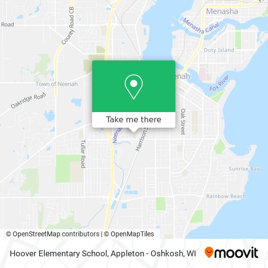 Hoover Elementary School map