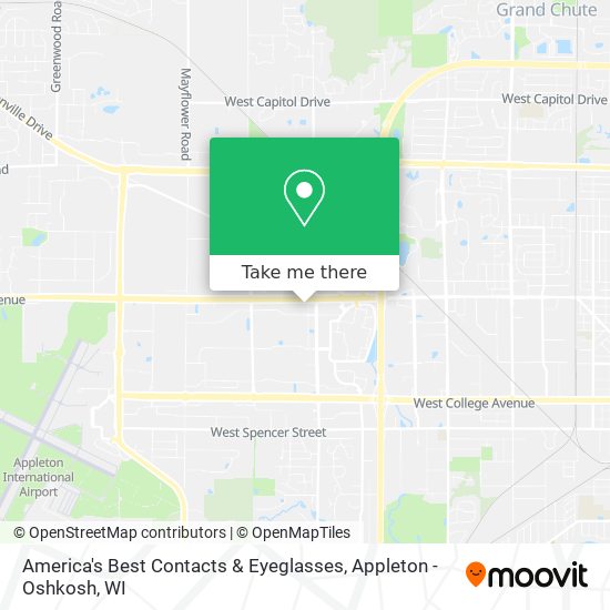 Mapa de America's Best Contacts & Eyeglasses