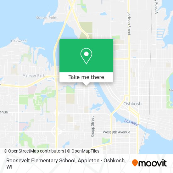 Mapa de Roosevelt Elementary School