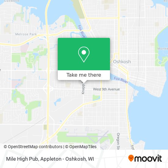 Mapa de Mile High Pub
