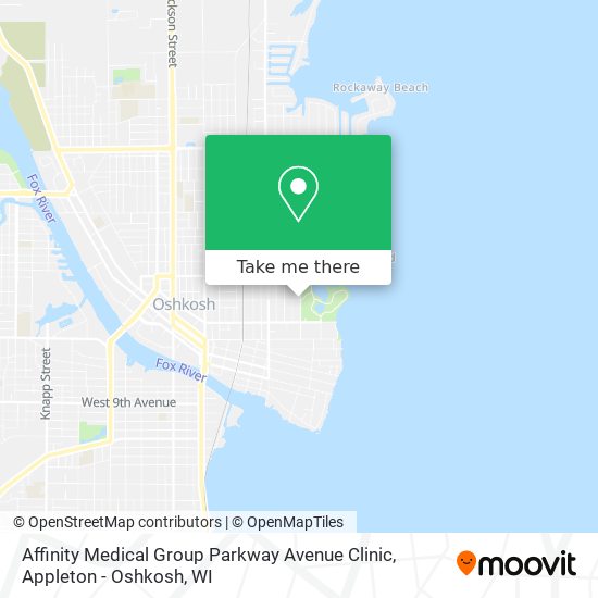 Mapa de Affinity Medical Group Parkway Avenue Clinic