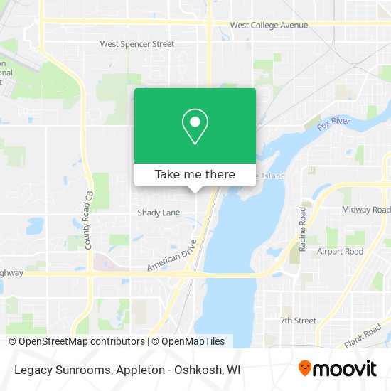 Legacy Sunrooms map