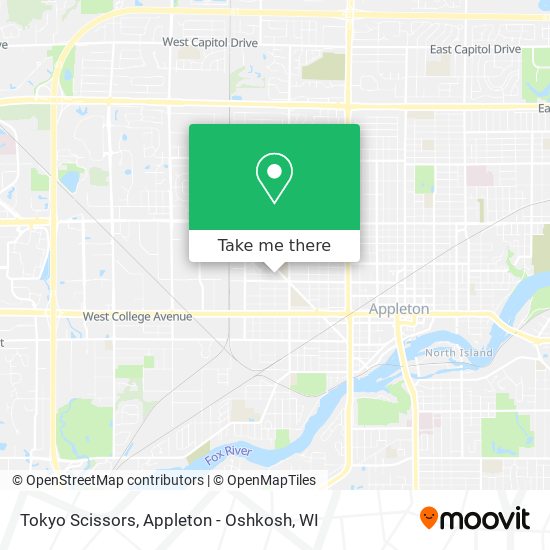 Tokyo Scissors map