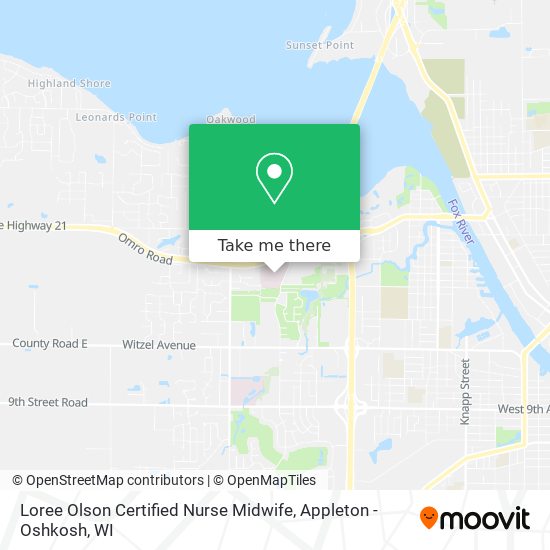 Mapa de Loree Olson Certified Nurse Midwife
