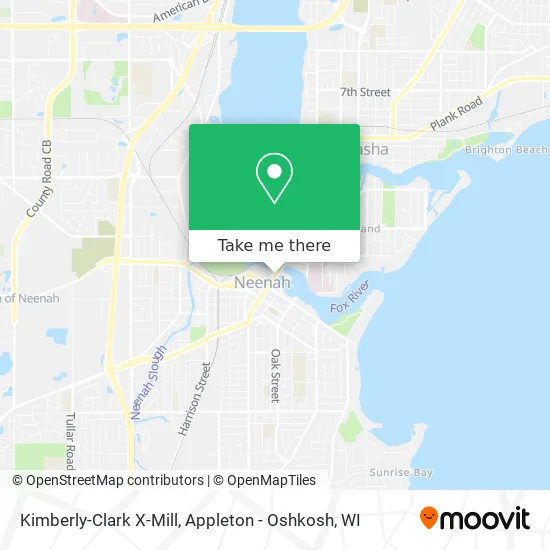 Kimberly-Clark X-Mill map