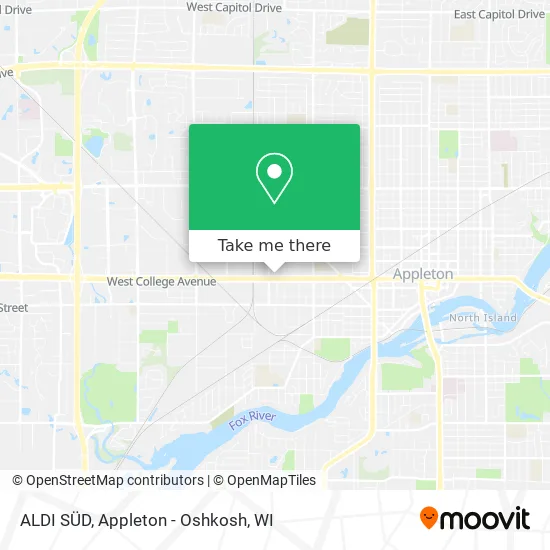 Mapa de ALDI SÜD
