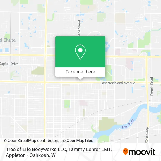 Tree of Life Bodyworks LLC, Tammy Lehrer LMT map