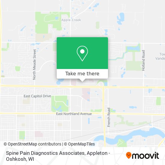 Spine Pain Diagnostics Associates map