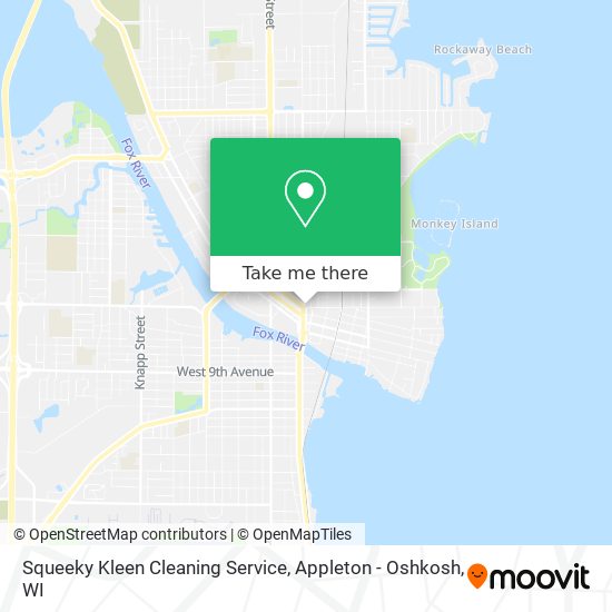 Squeeky Kleen Cleaning Service map