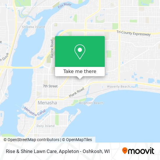 Mapa de Rise & Shine Lawn Care