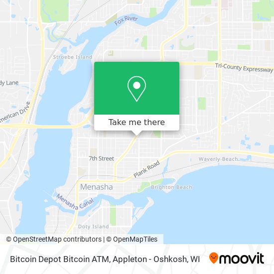 Mapa de Bitcoin Depot Bitcoin ATM