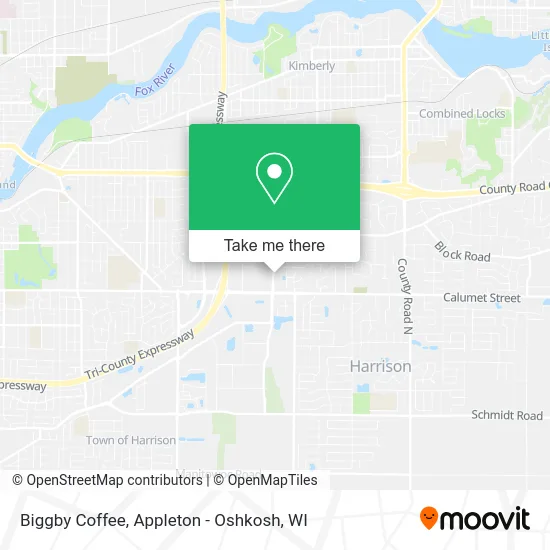 Biggby Coffee map